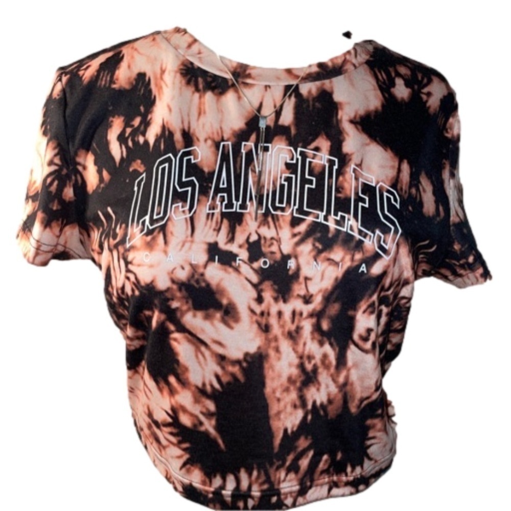Show Off this New Los Angeles Tie Dye Halther Top for Casual/Party Wear Size L - Picture 4 of 14